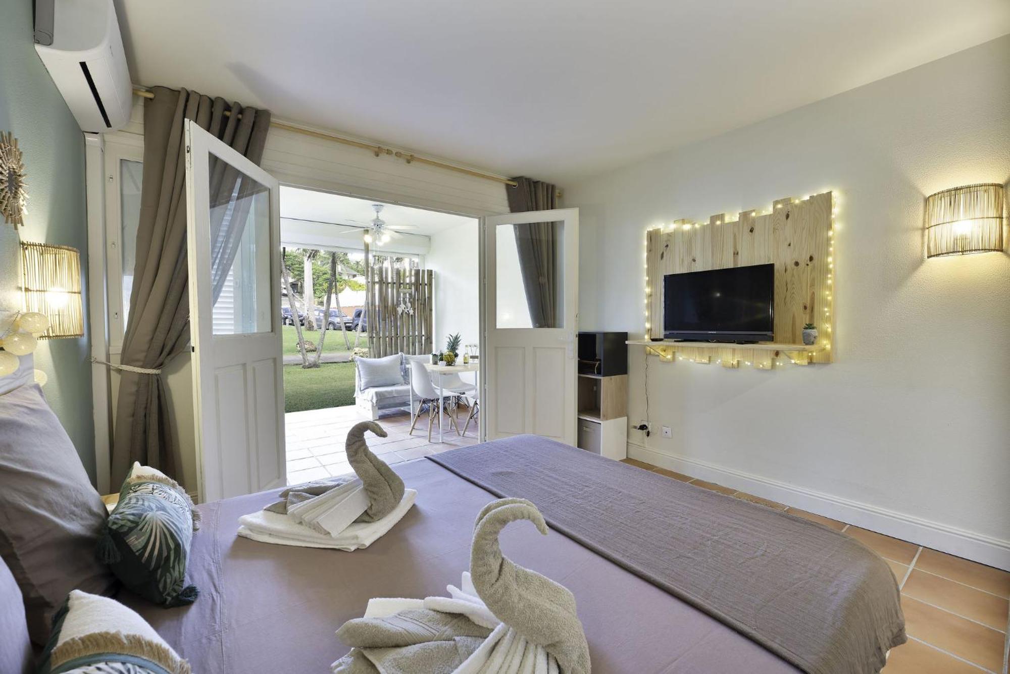 Apartamento Le Pti' Zandoli Anse Des Rochers Saint-Francois  Exterior foto
